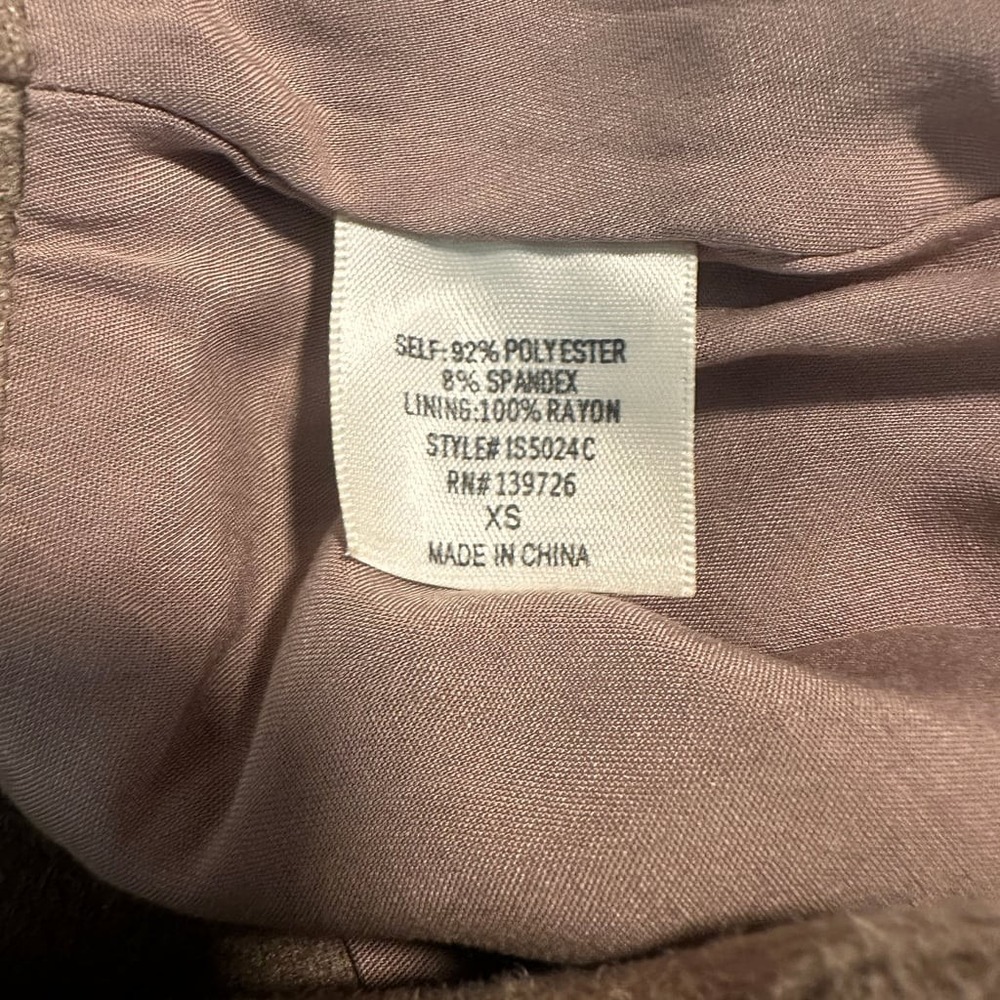 Altar'd‎ State XS Faux Suede Snap Front A-Line Mini Skirt Tan Brown Boho - Picture 6 of 7